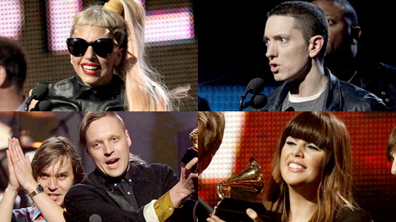 Lady Gaga, Eminem, Arcade Fire, Lady Antebellum Lady Gaga, Eminem, Arcade Fire, Lady Antebellum